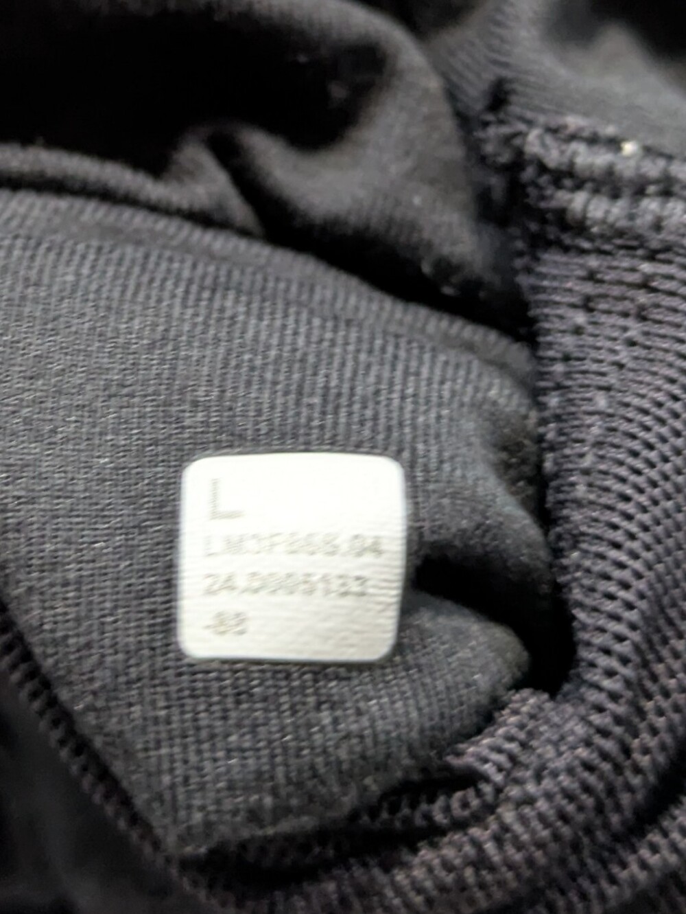 Lululemon Mens Soft Jersey Pullover Hoodie Size L Black Stretch Gym M3F86S - Picture 5 of 7